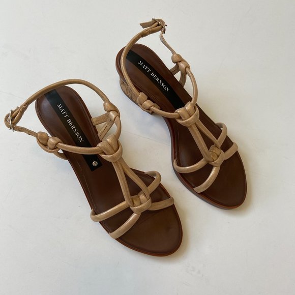 Matt Bernson Tan Strappy Sandals - Picture 2 of 11